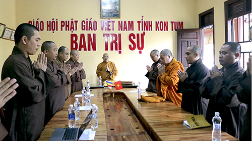 Ban Trị sự GHPGVN tỉnh Kon Tum tổ chức phiên họp thường kỳ