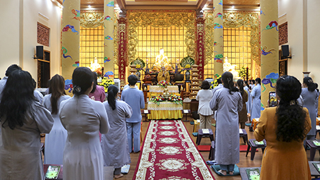 Kon Tum: Chùa Huệ hương trang nghiêm tổ chức lễ vía Quán Thế Âm xuất gia