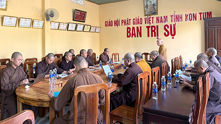 Kon Tum: Ban Trị sự GHPGVN tỉnh Kon Tum họp thường.