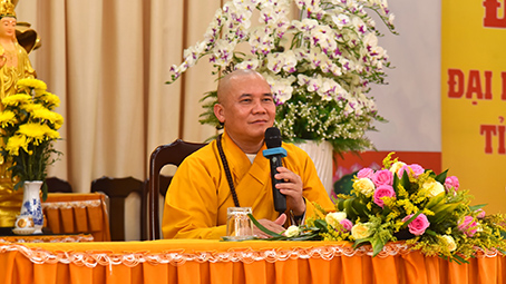 Quảng Ngãi: Thượng toạ Thích Vạn Nhơn, thuyết giảng tại Khoá tu mùa hè tại chùa Huệ Chiếu.