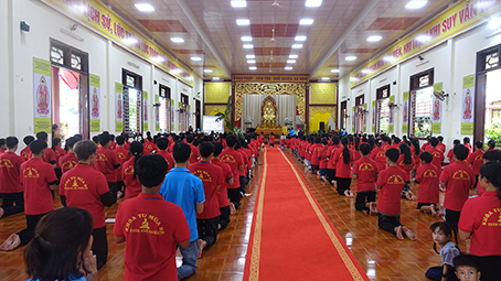 Quảng Ngãi: BẾ MẠC KHÓA TU MÙA HÈ “NUÔI CON KHÔN LỚN” TẠI CHÙA HUỆ CHIẾU – HÀNH TRANG TÂM LÀNH CHO TUỔI TRẺ.