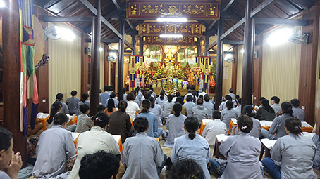 Quảng Ngãi: Tổ đình Trung Khánh Trang nghiêm tổ chức lễ khai kinh Vu Lan báo hiếu PL. 2569 – DL. 2025.