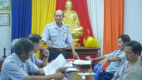 Quảng Ngãi: Đoàn Cấp Tín, Phân Ban Gia Đình Phật Tử Kon Tum, họp triển khai công tác phụng sự